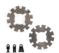 Adattatore per lame per sega oscillante, 2 pezzi, adattatori universali per lame oscillanti, lame per sega circolare, adattatore Star-Lock compatibile con Bosch, Fein, Makita Multimaster