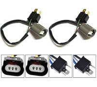 Adattatore Per Lampadina A Fari H6015 A 9008 H13 Con Due Cablaggi