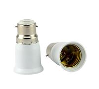 Adattatore per lampadina - Convertitore di presa, prolunga per presa | Adattatore a baionetta a bloccaggio rotativo con interfaccia filettata E27 B22, illuminazione interna per plafoniere