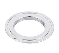 Adattatore per Lenti M42 a Mount E in Lega di Alluminio Solido Resistente Durabile con Supporto per Messaggio a Fuoco Manuale Ideale per Fotografi Amatori e Professionisti