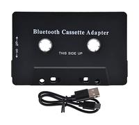 Adattatore Per Lettore Di Cassette, Cassetta Convertitore Video Motorizzata Auto Audio Tape Ascolta Il Tuo Altri Dispositivi Tramite A Bluetooth Ricevitore Con Carica USB per Telefono Cellulari