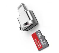 Adattatore per lettore di schede SD per iPhone, certificato Apple MFi, da mini Lightning a Micro SD/TF, per iPhone 14, 13, 12, 11, Pro Max, XS, XR, X, 8, 7, 6, iPad, supporta iOS ed exFAT FAT32