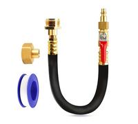Adattatore per lo scoppio dell'acqua Tubo adattatore per scoppio invernale con valvole di chiusura a chiusura rapida Irrigatore a collegamento rapido Kit per l'inverno Irrigatore rapido maschio e