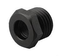 Adattatore per mandrino per tornio con filettatura esterna da 33 mm e foro interno da 25 mm. Uso in applicazioni di lavorazione del legno e lavorazione di metalli (D)