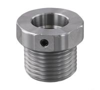 Adattatore per mandrino per tornio per legno, 1" x 8 TPI a 1-1/2" x 8 TPI in acciaio inox, convertitore per filettatura mandrino per tornitura del legno