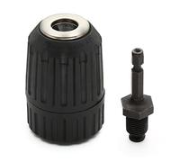 Adattatore per mandrino senza chiave da 0,8-10 mm, strumento di conversione a sgancio rapido con adattatore SDS da 1/4" con attacco 3/8-24UNF