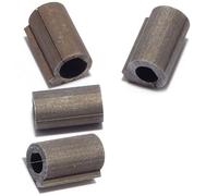 Adattatore per manicotto dell'albero per riduttore a vite senza fine RV030, accoppiamento di ingresso tipo D da 6,35 mm/8 mm a 11 mm, connettore albero motore in lega di alluminio per motore