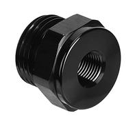Adattatore per manometro della pressione dell’olio 1/8" NPT femmina a 1/2" BSP maschio, riduttore in lega di alluminio con attacco a flangia per manometri della pressione, del carb
