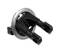 Adattatore per Manubrio Moto Riser Morsetto PSLER Accessori Moto per TMAX 500 2008-2012 e TMAX 530 2012-2016 e TMAX 530 DX SX 2017-2019 e TMAX 560 2020-2021(Titanio)