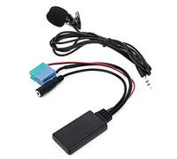 Adattatore per microfono Cavo audio ausiliario Bluetooth 5.0 DC 12V Sostituzione per Grande Punto e 159 Adattatore audio per auto Materiale ABS Cavo 150 cm