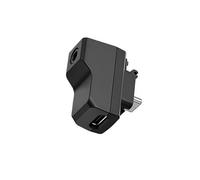 Adattatore per microfono per Action Camera Adattatore USB C con microfono da 3,5 mm Tipo C Porta di ricarica Accessori Adattatore di alimentazione per microfono