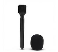 Adattatore per Microfono Wireless Portatile per Rode Wireless GO II, Microfono per Interviste Portatile con Schiuma Antivento, Impugnatura Leggera per Microfono per G1 per