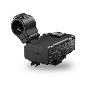 Panasonic Lumix DMW-XLR2 Adattatore Microfonico XLR Lumix DC-GH7, Registrazione Float a 32 bit, Audio a 4 Canali e ad Alta Risoluzione, Supporto Microfono, Mini Jack Stereo 3,5 mm. Nero