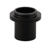 Adattatore per microscopio 1X C-Mount 23,2 mm accoppiatore lente per sensore CCD Analisi di osservazione scientifica costruzione in lega