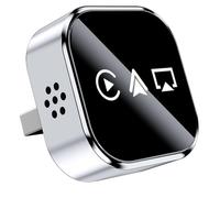Adattatore per mirroring del telefono per auto cablato a wireless | Schermo Mirroring Dispositivo per Audio Veicolo Link Coppia Guarda Film Media Mobile
