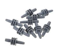 Adattatore per Misuratore di Pressione Connettore in PVC, 10 Pezzi | Collegamento Rapido senza Attrezzi, Struttura Maschio e Femmina, per Tubo Aria e Braccio da 7mm