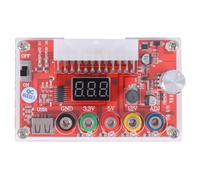 Adattatore per modulo di alimentazione ATX a 24 pin e kit di case in acrilico Supporto connettore 3,3 V/5 V/12 V ADJ