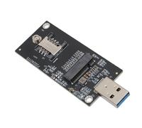 Adattatore per Modulo WWAN 4G 5G con Slot SIM, Adattatore di Rete Ethernet, da M.2 KeyB a USB3.0 per, Wince, OS X (2 antenne)