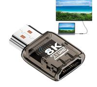 Adattatore per monitor - Connettore bidirezionale 8K 60Hz | Adattatore di estensione audio per computer - per audio computer portatile TV HDTV proiettore ufficio conferenze casa ufficio studio