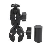 Adattatore per montaggio a morsetto per antenna Mini Dish Angolo regolabile in lega di alluminio per auto RV Staffa di montaggio su palo Resistente alle intemperie Struttura