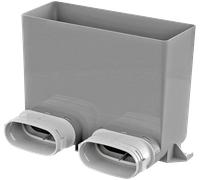 Adattatore per montaggio a pavimento BL BLAUFAST OPF 300X100/52X2 M di Blauberg - 8088940