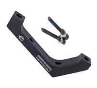 Adattatore per montaggio a post - Supporto pinza freno bici | Alluminio Bici da Strada Per Montaggio Conversione Freno a Disco per Biciclette Nero Facile da Usare