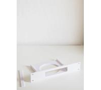 Adattatore per montaggio a rack 1U per UniFi USG - 10 pollici alloggiamento | Supporto per rack stampa 3D per gateway di sicurezza (arancione)