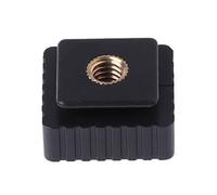 Adattatore per montaggio a slitta a vite da 1/4" per filettatura testa per supporto luce studio