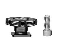 Adattatore per montaggio a slitta calda in alluminio Compatibile con treppiedi Gimbals Pannello LED e stabilizzatori per smartphone Supporto stabilizzatore per smartphone leggero