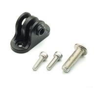 Adattatore per montaggio anteriore per bicicletta compatibile con Garmin Edge, staffa di estensione per computer in lega di alluminio CNC con base piatta, include bulloni M5 e guarnizione per unità