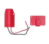 Adattatore per montaggio batteria e convertitore connettore di alimentazione compatibile con batterie M12 per applicazioni fai da te, uscita a 2 fili, struttura in materiale ABS