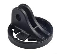 Adattatore per montaggio bici in ABS per computer Garmin che consente il montaggio a quarto di giro su staffe standard per luci della bicicletta (A)