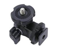 Adattatore per montaggio scarpa Testa a vite per treppiede da 1/4 pollici con blocco per fotocamera DSLR Videocamera Luce video Monitor LCD Fotografia Adattatore per slitta calda regolabile