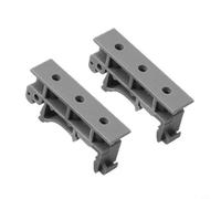 Adattatore per montaggio su guida DIN per guide da 35 mm, confezione da 2 clip per staffa PCB, supporto in plastica per apparecchiature elettriche industriali, soluzione di montaggio sicura per