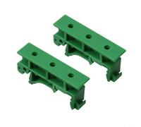 Adattatore per montaggio su guida DIN per guide da 35 mm, confezione da 2 clip per staffa PCB, supporto in plastica per apparecchiature elettriche industriali, soluzione di montaggio sicura per
