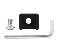 Adattatore per montaggio su slitta fredda Base per fotocamera SLR Gabbia Espansione a sgancio rapido Accessori fissi Lega di alluminio Nero Leggero per fotografia Videografia