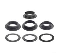 Adattatore per movimento centrale in lega di alluminio nero, soluzione di conversione per movimento centrale della bici DUB per BSA BB (7# 25-24 mm)