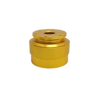 Adattatore Per Mozzo A Sgancio Rapido Per Volante Da Corsa A 6 Fori Da 70 Mm Per MOZA Simagic M10 A/Mini Euro Mozzi Per Volante Auto(Oro)