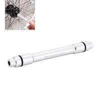 Adattatore per mozzo bici, Adattatore per bici a sgancio rapido, Adattatore per mozzo per perno passante per bici da 12 mm a 9 mm Spiedino a sgancio rapido per mountain bike e bici da strada(Argento)