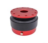 Adattatore per mozzo volante a sgancio rapido con sistema di bloccaggio a 4+6 cuscinetti a sfera e distanziale per la regolazione della posizione di guida (rosso)