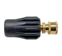 Adattatore per nipplo lungo D12, compatibile con KEW WAP Nilfisk, ad alta pressione, adattatore di collegamento con cuscinetti a sfera, tubo robusto (1/4" attacco rapido femmina)