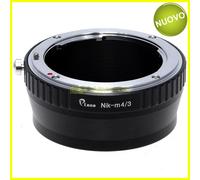 Adattatore per obiettivi Nikon su fotocamere Micro 4/3 Anello adapter MFT