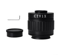 Adattatore per obiettivo C-Mount da 38 mm per microscopio oculare convertitore compatibile con modelli T490 Series e SM745T per uso in laboratorio (1X)