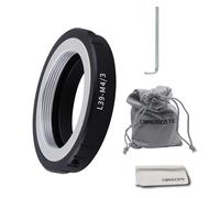 Adattatore per obiettivo da L39 a M4/3 compatibile con obiettivi M39 L39 LTM da 39 mm a Micro Quattro Terzi (M4/3 MFT) Montaggio: EP7, EP5, EP3, EPL10, EPL9, EPL8, EPL7 GH4, GH3, GH2, GH1, G95, G90 +