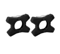 Adattatore per pedale da bicicletta, convertitore a staffa piatta per pedali da bicicletta antiscivolo in ABS, design esagonale per ciclismo su strada, controllo e stabilità (Nera)