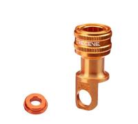 Adattatore per pedali a sgancio rapido per bicicletta pieghevole Brompton Dahon Birdy Tern (arancione)