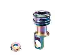 Adattatore per pedali a sgancio rapido per bicicletta pieghevole Brompton Dahon Birdy Tern (Rainbow)