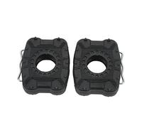 Adattatore per pedali da clipless a pedali piatti, adattatore wireless per pedali, superficie a matrice esagonale antiscivolo, coppia leggera in nylon e lega di alluminio per bici
