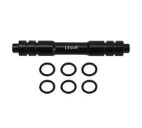 Adattatore per per perno passante Kit di conversione a sgancio rapido leggero e durevole per bici da strada di montagna Ruota anteriore in lega di alluminio da 15 mm a 9 mm (100MM)