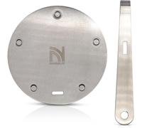 Adattatore per Piastra a Induzione - in Acciaio Inox Con Manico Rimovibile - Ø 1